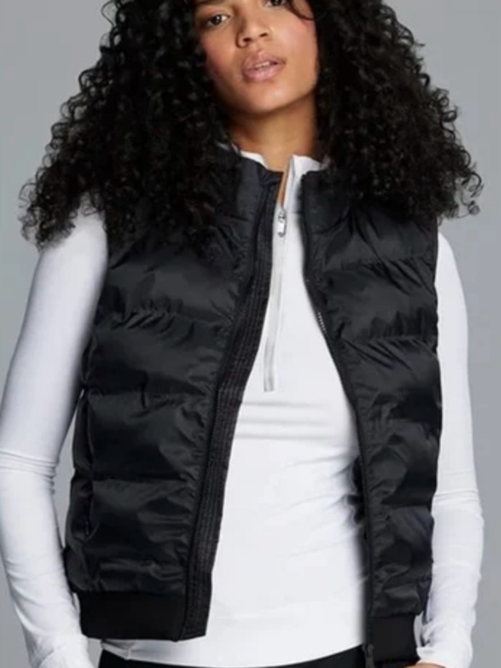 Women’s XL Greyson EOS Quilted Puffer Vest - Black